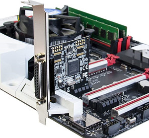1端口PCI Express双型材平行适配器卡-SPP/EPP/ECP-1x DB25 IEEE 1284 PCIe平行卡 - Product Image 5
