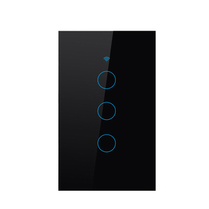 黑色WiFi智能开关，WiFi智能开关无线遥控器 - Product Image 1