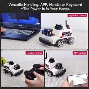 ROS2 Kit Robot educativo per Raspberry Pi 5 Kit per auto a base ESP32-S3 con supporto Lidar SLAM Navigation AI Recognition Python3
