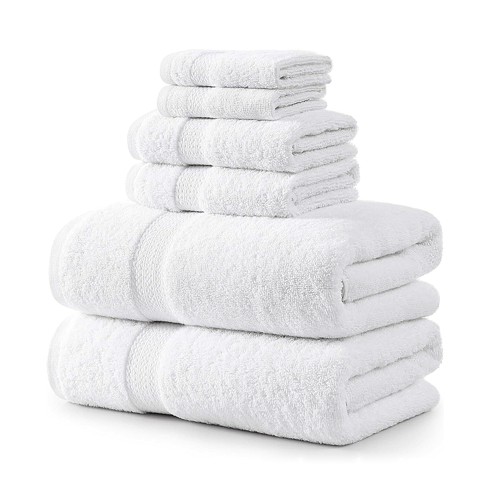 Stripe Satin-Border Towel