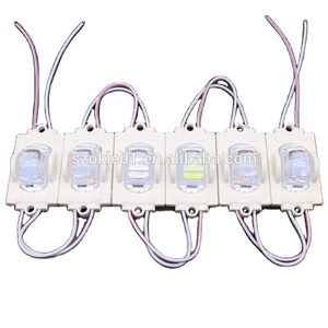 RGB กระพริบ Led Injection โมดูล SMD 2835 3ไฟ Led 1.5W เลนส์ Spot 5830ไฟตกแต่งรถ Led โมดูล12V - Product Image 1
