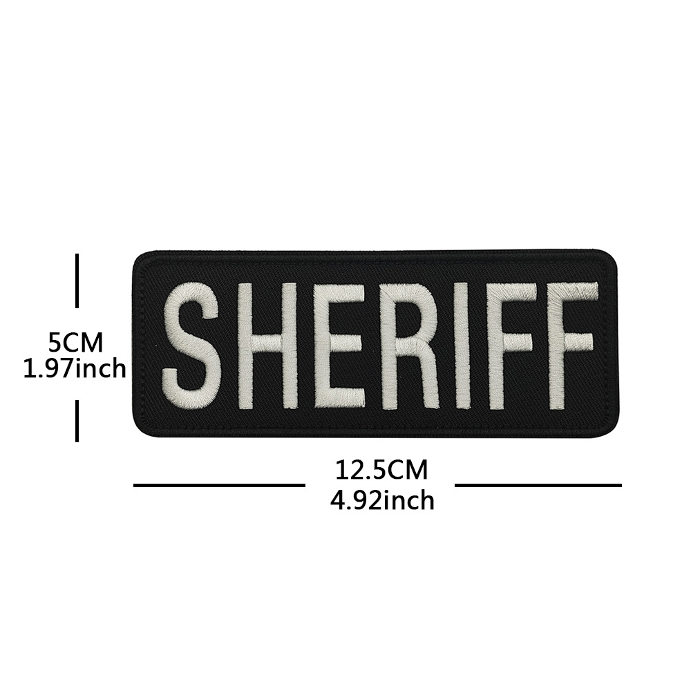 V00925-2 (embroidery black and white 13*5.2cm medium)