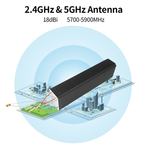 18dBi High Gain 2.4GHz &amp; 5GHz Antenna Optional 7 Band 433MHz WiFi Drone FPV Signal Amplifier PCB Antenna with Out <strong>Shell</strong> - Product Image 5