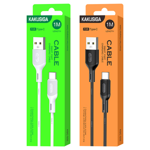KAKU/kakusiga. KSC-535 akıllı hızlı şarj kablosu tip-c fabrika doğrudan satış kablo tipi C veri kablosu - Product Image 1