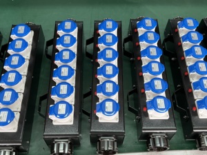 Socapex to CEE Box <strong>6</strong>*16A CEE 3P <strong>Output</strong> Power Distribution Box <strong>6</strong>*16A for Small Stage Equipments - Product Image 6