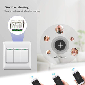 <strong>Zigbee</strong> Switch Mini <strong>Zigbee</strong> 3.0 Smart Switch Wireless Switch APP Remote <strong>Control</strong> Works No Neutral - Product Image 6