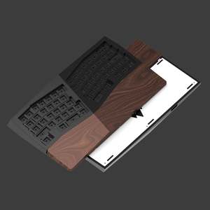 Oem Odm-prototipo de teclado personalizado, funda de Teclado mecánico de aluminio con chorro de arena, bricolaje - Product Image 4