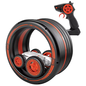 Neues Produkt Kinder Doppelseitige RC-Programmierung Stunt Car Big Wheels rotierende fern gesteuerte Autos pielzeug - Product Image 1