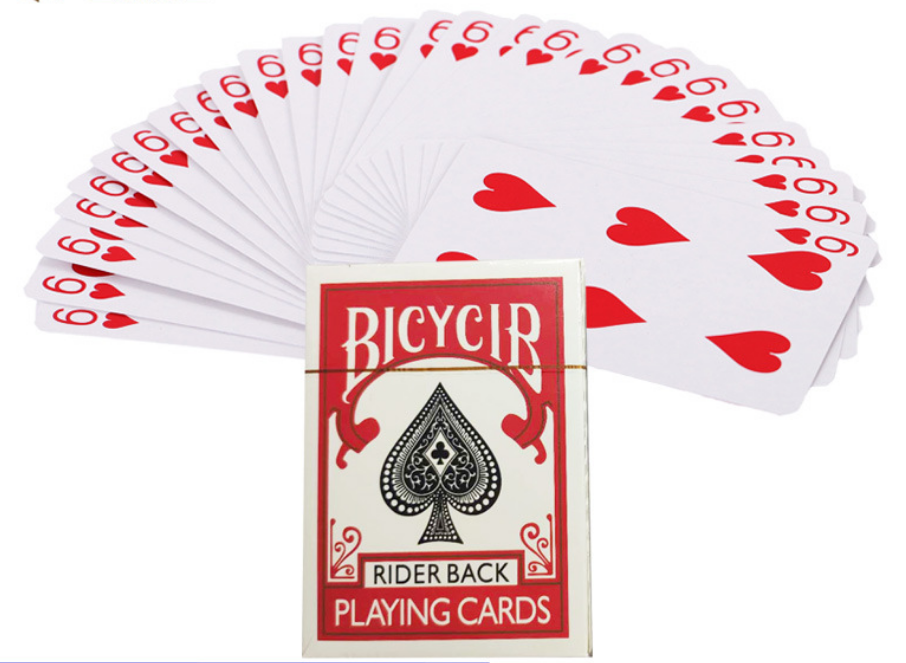 Jeu de cartes Svengali rouge