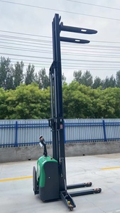 Beiqiang CDD20 1.5 톤 전기 스태커 트럭 5.5m 하이 리프트 납산 48V 32Ah 솔리드 타이어 유압 사이드 시프터 단일 단계 - Product Image 3