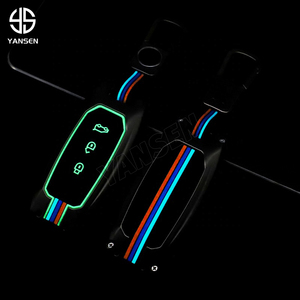 Sıcak satış çinko alaşım akıllı araba anahtarlık kapak Ford Territory için koruyucu anahtar kabuk - Product Image 4