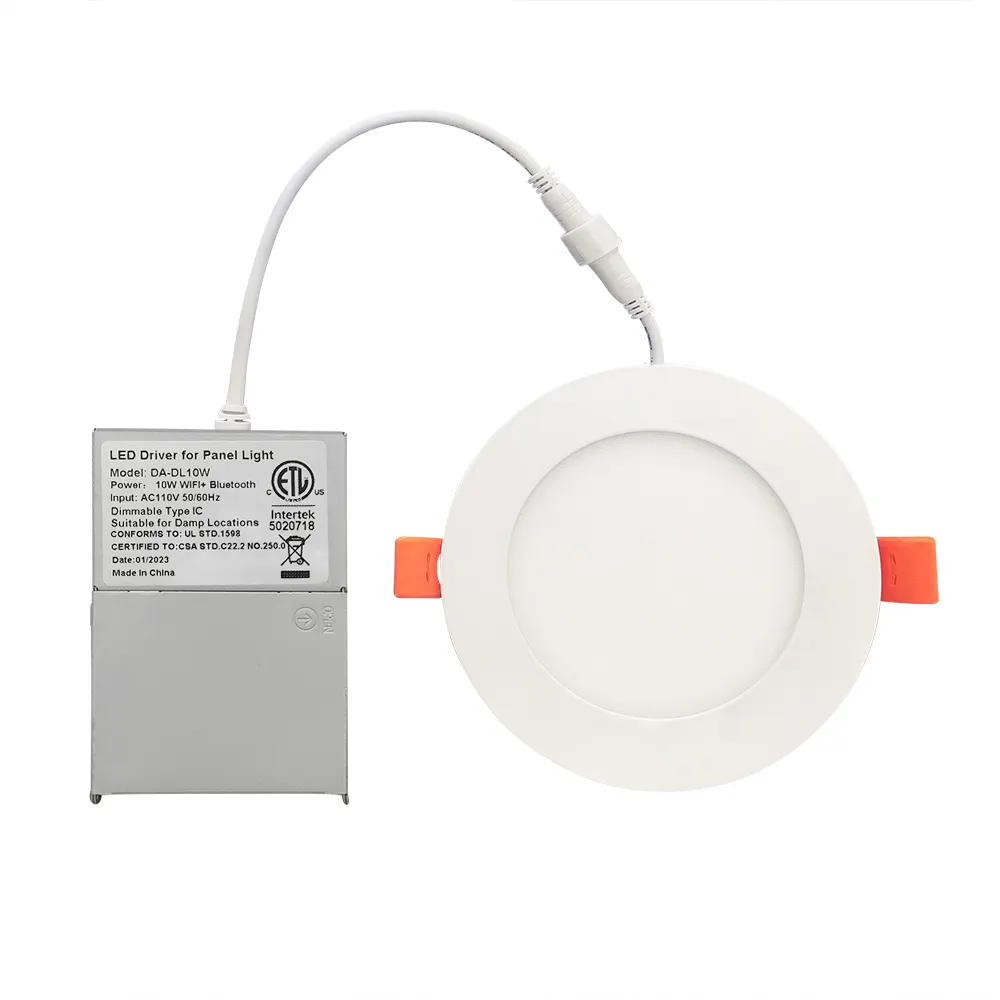 Lampade piatte lampadine sottili lampada 9w 4 pollici incasso cucina Downlight pannello a soffitto luce a LED