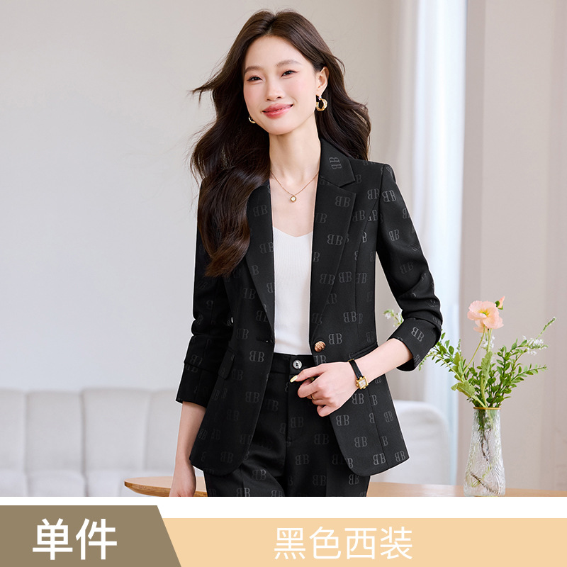 black suit