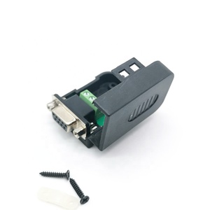 D-SUB DB9 9ขาขั้วต่อ RS232แบบ2แถว DR9แยกบอร์ดไม่มีบัดกรีโมดูลพอร์ตอนุกรมชนิดปกสีดำประเภท PCB - Product Image 3