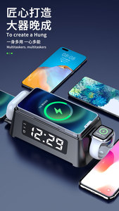 5 in 1 istasyonu usb c hub akıllı adaptörü <span class=keywords><strong>g</strong></span> şekilli kablosuz şarj çalar saat kablosuz şarj için airpods apple İzle iphone