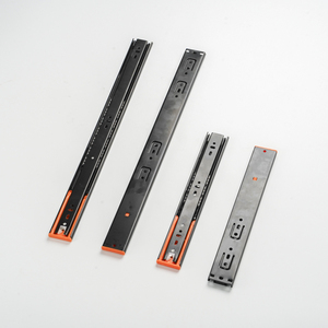 Suministro de fábrica, guía deslizante de cajón de 10-20 pulgadas de longitud, 45mm, deslizante de cajón de acero de cierre suave para cocina moderna, comedor y dormitorio - Product Image 1