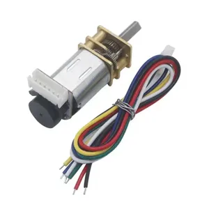 Энкодер GA12 N20, двигатель постоянного тока (DC) 12В (6В, 5В, 3В) миниатюрный, с металлическим редуктором, высоким крутящим моментом, 30-4000 об/мин, 7 импульсов на оборот, с датчиком Холла - Product Image 1