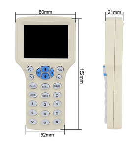 125KHz und 13,56 MHz Kopierer RFID Dual Frequency Duplica tor für die Zugangs kontrolle - Product Image 1