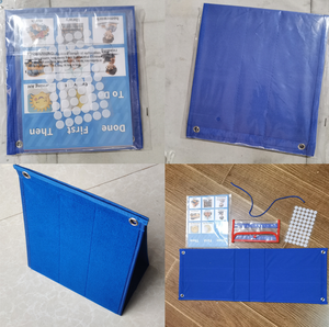 儿童日常日常视觉时间表96张卡片日历口袋自闭症学习行为工具学校玩具 - Product Image 5