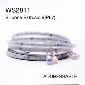5M DC12V WS2811 Waterproof IP67 Addressable RGB Pixel <strong>LED</strong> Strip Light Copper Body Voice Controlled V FPCB S 30 <strong>60</strong> S Strip Light - Product Image 2