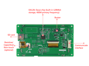 Oferta de fábrica DACAI, pantalla resaltada de 5 pulgadas, módulo TFT LCD de 800cd, pantalla LCM, interfaz RGB de 40 Pines, panel táctil opcional - Product Image 6