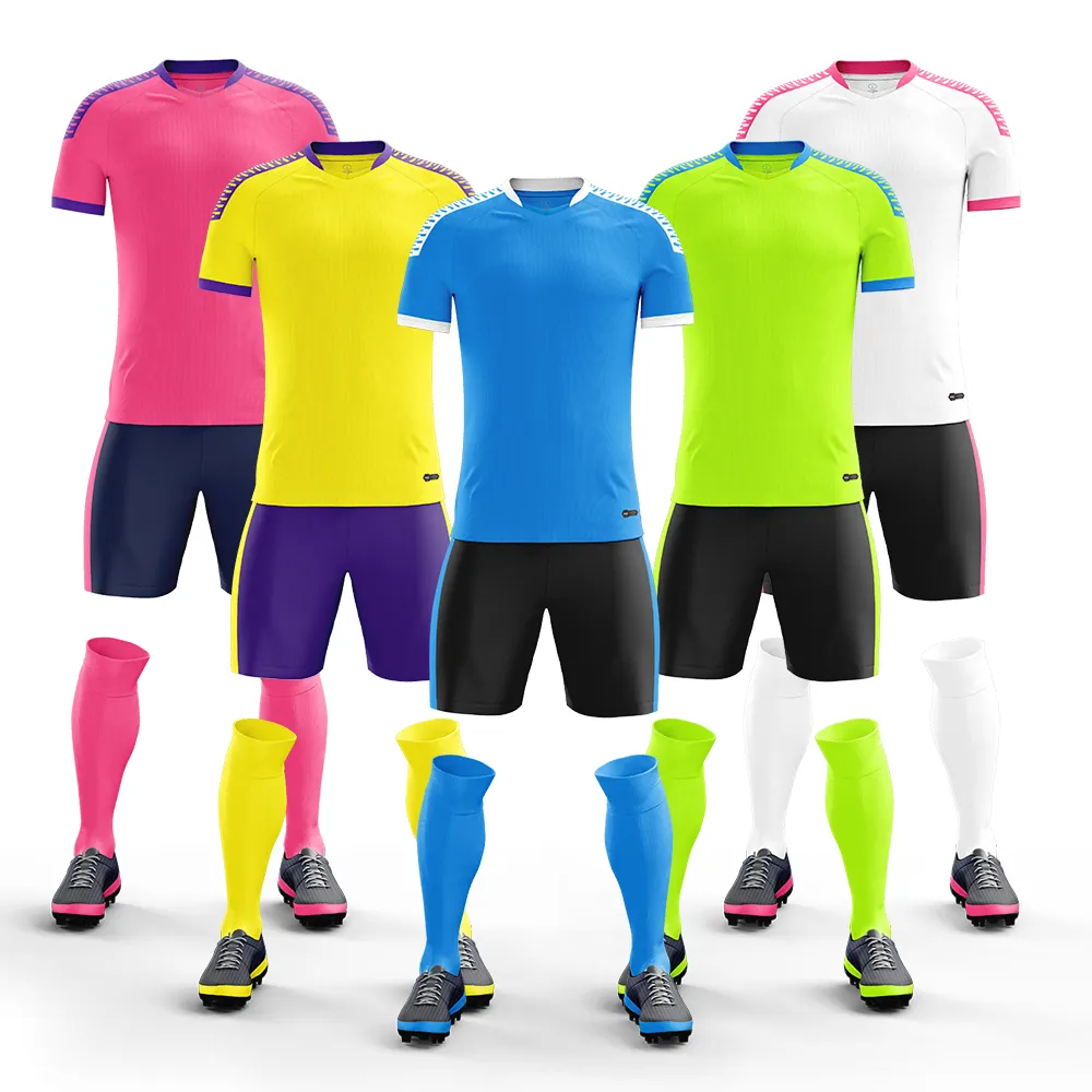Maillots de football Fabricants de vêtements Vêtements de football personnalisés Survêtement de football Chemises de sport Maillot de football à séchage rapide pour hommes