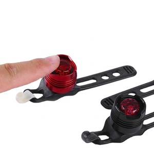 Led nhôm Đèn hậu độ sáng cao ruby ánh sáng cảnh báo an toàn Mũ bảo hiểm ánh sáng xe đạp ếch thiết bị ánh sáng - Product Image 6