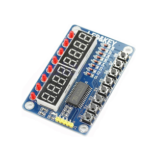 TM1638 8-Bit-Digital-LED-Röhrenanzeigemodul mit 8 LEDs 8-Tasten-Tasten für AVR Arduino ARM - Product Image 2