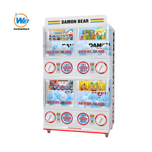 Gacha Kapsel Spielzeug automat Quelle Fabrik-WANGER BAO Doppel deck Gashapon Maschine 1.05M 4-Schrank mit Münz-/Geldschein akzeptor