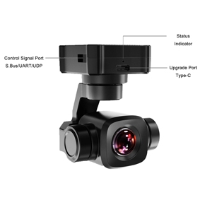 SIYI A8迷你4K 8MP万向节摄像机，带传感器超高清6X数码变焦遥控无人机 - Product Image 5