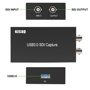 Tarjeta de captura de vídeo ezcap262, USB 3,0, SDI - Product Image 2