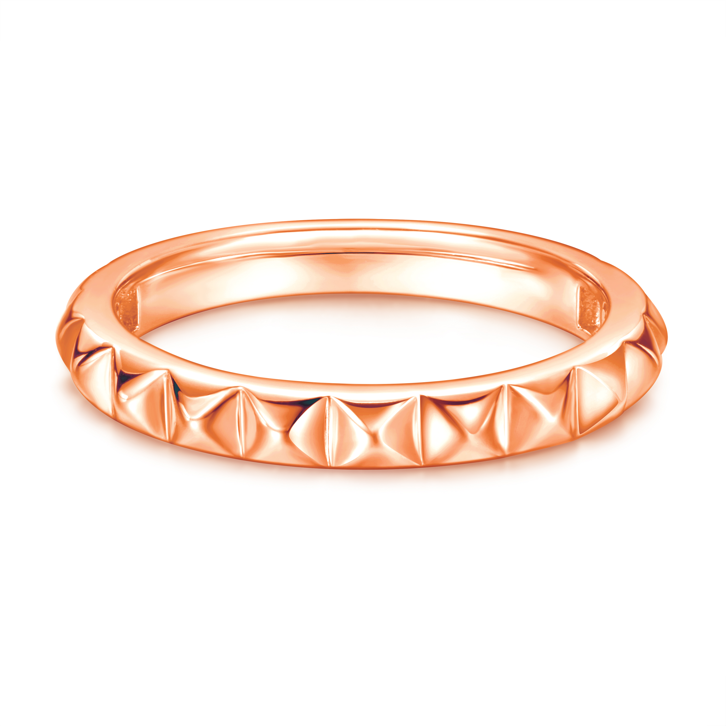 Rose gold plate