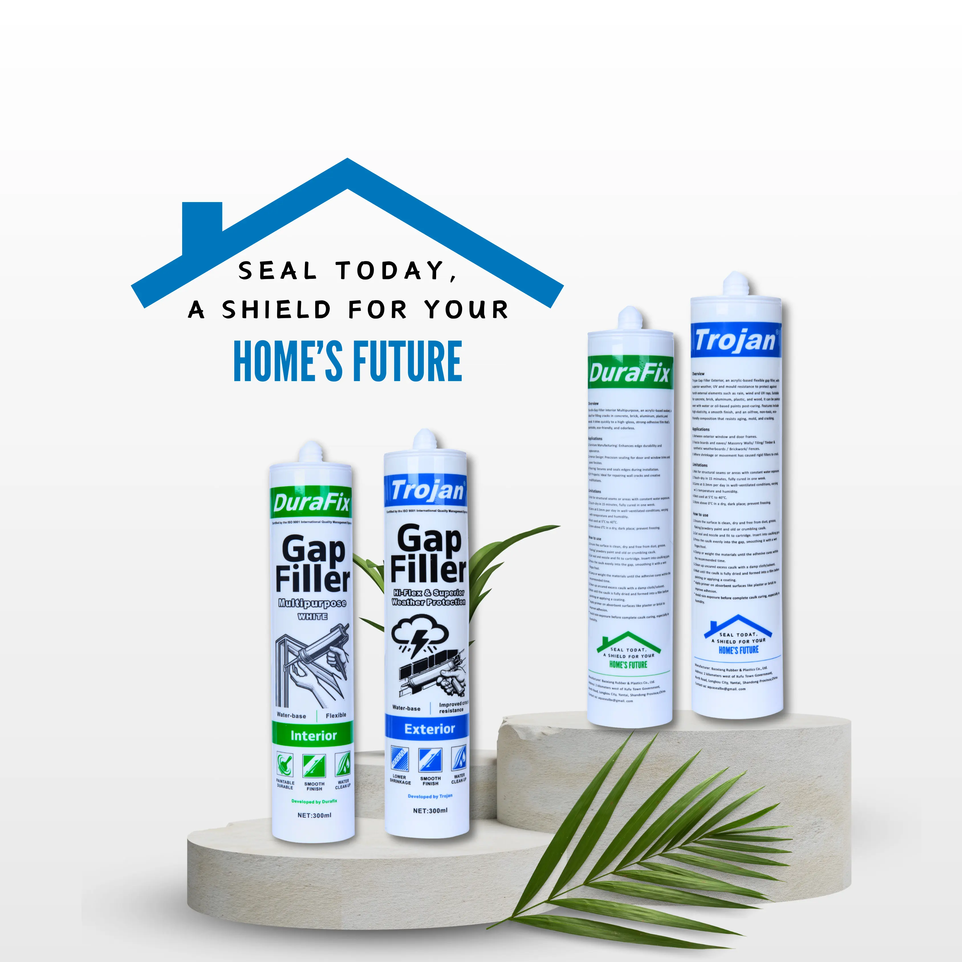 Sản xuất giá không mùi trung tính tường nhà bếp và phòng tắm Acrylic caulking Sealant