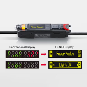 KEYENCE FS-N40 ottico quadrato sensore fotoelettrico diffuso per il rilevamento di oggetti - Product Image 3