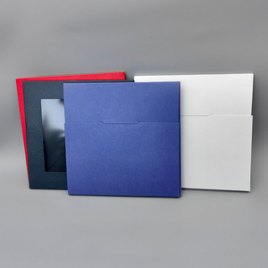 Tùy chỉnh Khăn lụa tái chế Ngọc Trai hộp giấy <span class=keywords><strong>5x7</strong></span> hộp sinh nhật urn hộp Phong bì với cửa sổ - Product Image 6