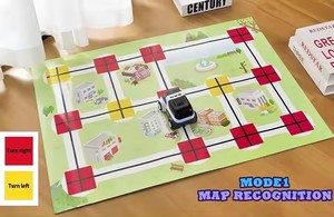 2.4G RC Robots Interactive Programmable Line Following Toy Flash Card Coding RC <strong>Car</strong> Toy Educational Toys W/Light and Sound - Product Image 2