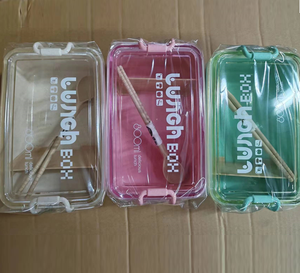 Bento hộp 950ml nhiều lớp Hộp Ăn Trưa với bộ đồ ăn leakproof Bento Hộp Du Lịch Văn Phòng TrườNg trẻ em thực phẩm di động container - Product Image 1