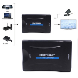 HD <strong>Input</strong> <strong>Scart</strong> <strong>Output</strong> Compatible 1080P Video Audio Converter AV Signal <strong>Adapter</strong> Receiver for Box HDTV STB TV PS3 HD <strong>to</strong> SCAR - Product Image 6