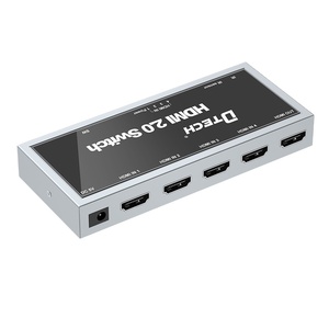 DTECH HD Computer <strong>Switcher</strong> 4k60hz 18Gbps Four in One Out <strong>HDMI</strong> 2.0 <strong>Switcher</strong> - Product Image 1