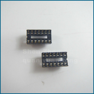 Bloque integrado de enchufe recto en DIP microcontrolador Chip Base de orificio redondo 8P 14 16 20 28 40P Pin - Product Image 3