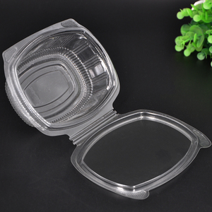 9Oz/250G Bản Lề Dùng Một Lần Rõ Ràng Nhựa Thực Phẩm Container Vỏ Sò Bản Lề Hộp Nhựa Cho Trái Cây Trái Cây Tươi Cắt Các Loại Hạt Salad - Product Image 3