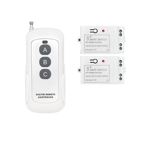 433 MHz <span class=keywords><strong>RF</strong></span> không dây điều khiển từ xa chuyển đổi hệ thống DC12V 24V Receiver Transmitter 10A relay điều khiển từ xa điều khiển thiết bị chuyển mạch - Product Image 5