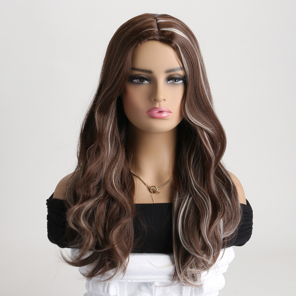 Dark brown+light gold
