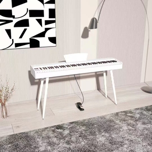 Teclado electrónico de 88 teclas de piano digital inteligente profesional con compatibilidad MIDI de sensibilidad de velocidad - Product Image 5