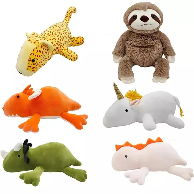 OEM/ODM aliviar la ansiedad animales de peluche dinosaurio ponderado juguetes de peluche para niños niñas niños