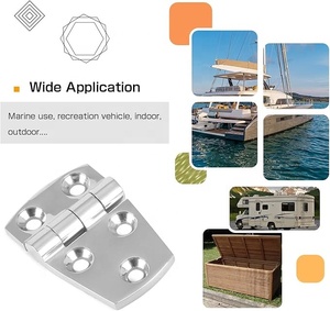 Thép không gỉ 316 biển mông bản lề 40x35mmx0.8mm đóng dấu dây đeo cửa bản lề tàu Kayak du thuyền thuyền phần cứng - Product Image 6