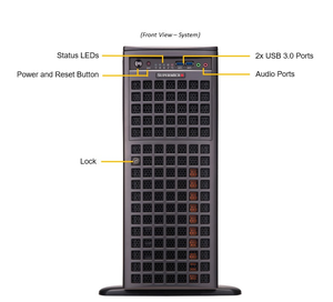 Super micro GPU SuperS erver SYS-741GE-TNRT Server Dual-Socket Xeon 5./4. Generation in Tel. LGA4677 DDR5 * 16 - Product Image 4