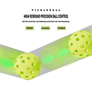 Bán buôn OEM tùy chỉnh pickleball đào tạo bóng quả bóng PE 40 lỗ 26g 74mm trong nhà/ngoài trời cạnh tranh đặc biệt pickleball - Product Image 6