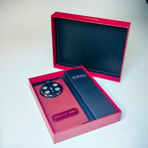 Hot bán 3C kỹ thuật số Hộp Màu Đỏ điện thoại di động Trường hợp cáp dữ liệu sạc có thể tái chế bao bì hộp giá bán buôn biểu tượng tùy chỉnh - Product Image 2