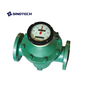 Caudalímetro de fábrica Salida de pulso Gasolina 40/50/Medidor de flujo de engranaje ovalado mecánico de aluminio para combustibles, aceites y productos químicos - Product Image 1